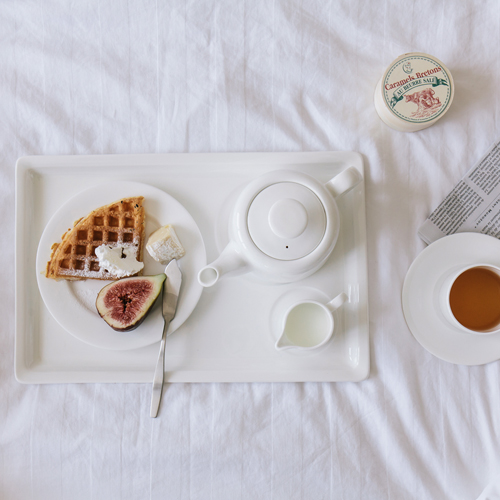 [화이트블룸] Slow Morning SET A : 트레이, 티팟, 컵/소서, 6&quot;접시, 연유기