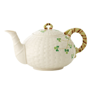 [Belleek] Shamrock Teapot